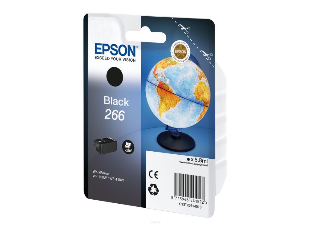 Tusz EPSON 266 black do WF-100W C13T26614010