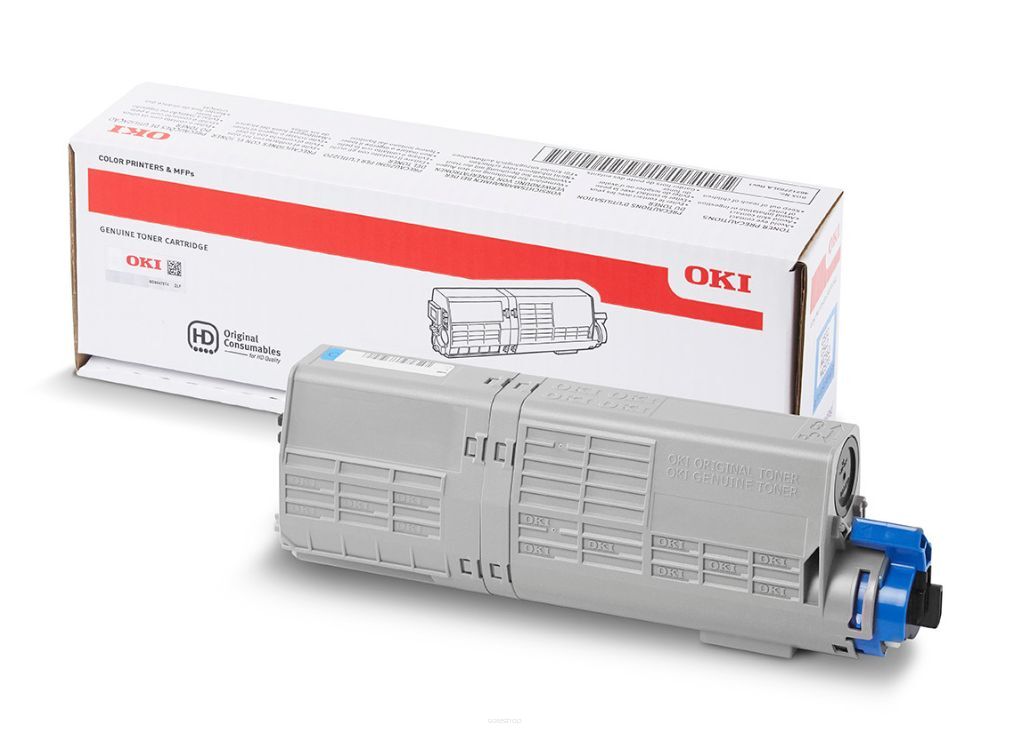 Toner OKI C532 C542 MC563 MC573 Cyan 6k 46490607