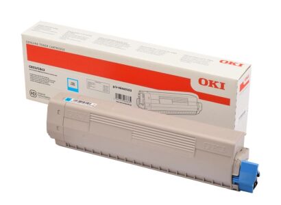 Toner OKI C833 C843 Cyan 10k 46443103