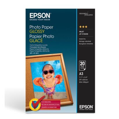 Papier Epson C13S042536  Glossy Photo A3 20 ark. 200 g/m2