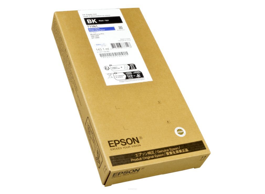 Tusz EPSON T11N1 BLACK do WorkForce Pro EM/EP-C800 C13T11N140