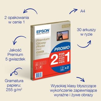 Papier Epson C13S042169 Glossy Photo A4 30 ark. 255 g/m2 - 2