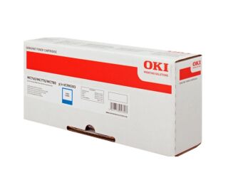 Toner OKI MC760 MC770 MC780 Cyan 6k 45396303 - 2