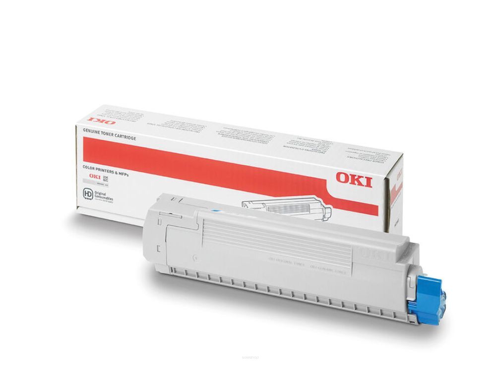 Toner OKI MC760 MC770 MC780 Cyan 6k 45396303