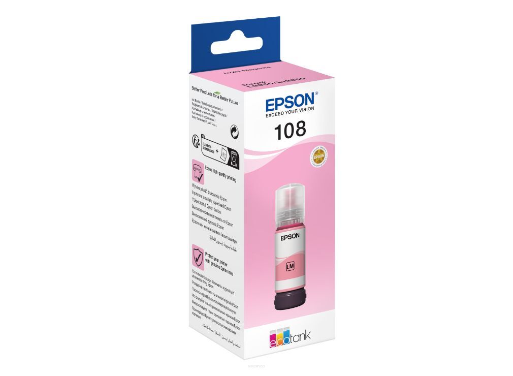 Tusz EPSON 108 light magenta C13T09C64A