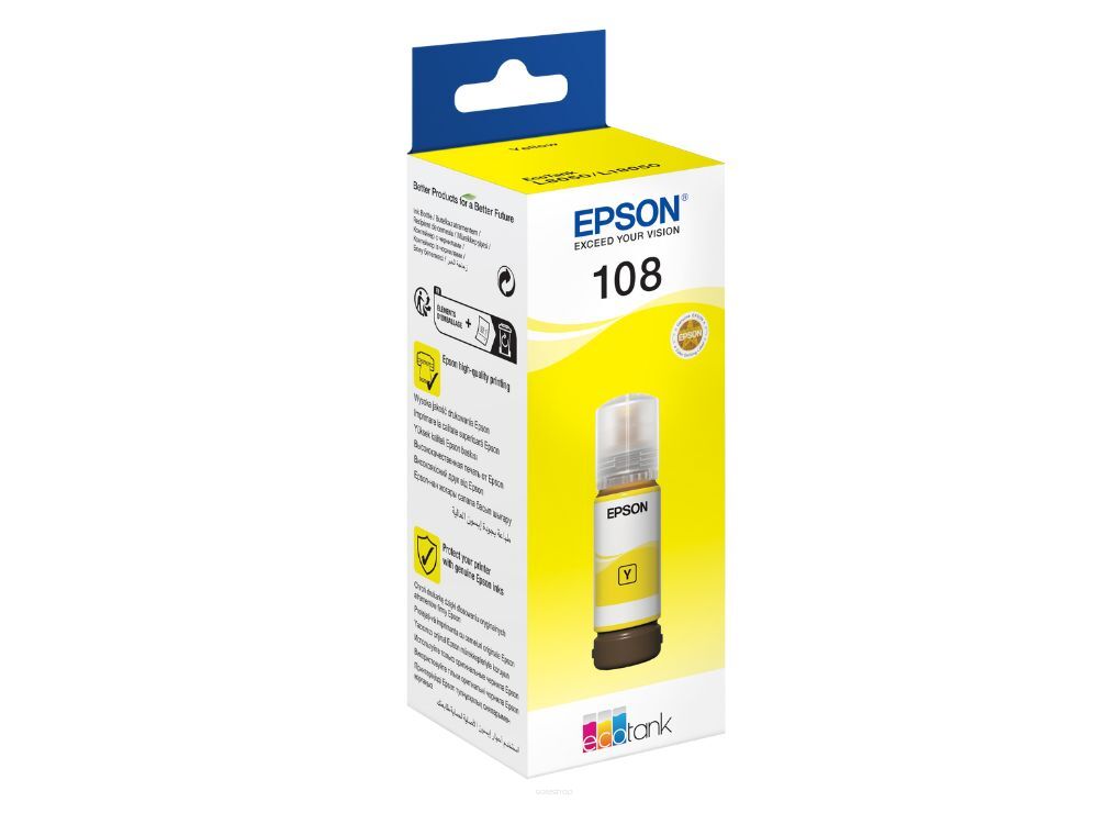 Tusz EPSON 108 yellow C13T09C44A