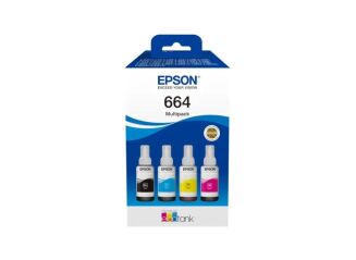 Komplet tuszy EPSON T664 CMYK C13T66464A - 2