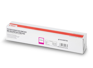 Toner OKI C310 C330 C331 C510 C511 C530 C531 MC351 MC352 MC361 MC362 MC561 MC562 Magenta (2k) - 44469705 - 3
