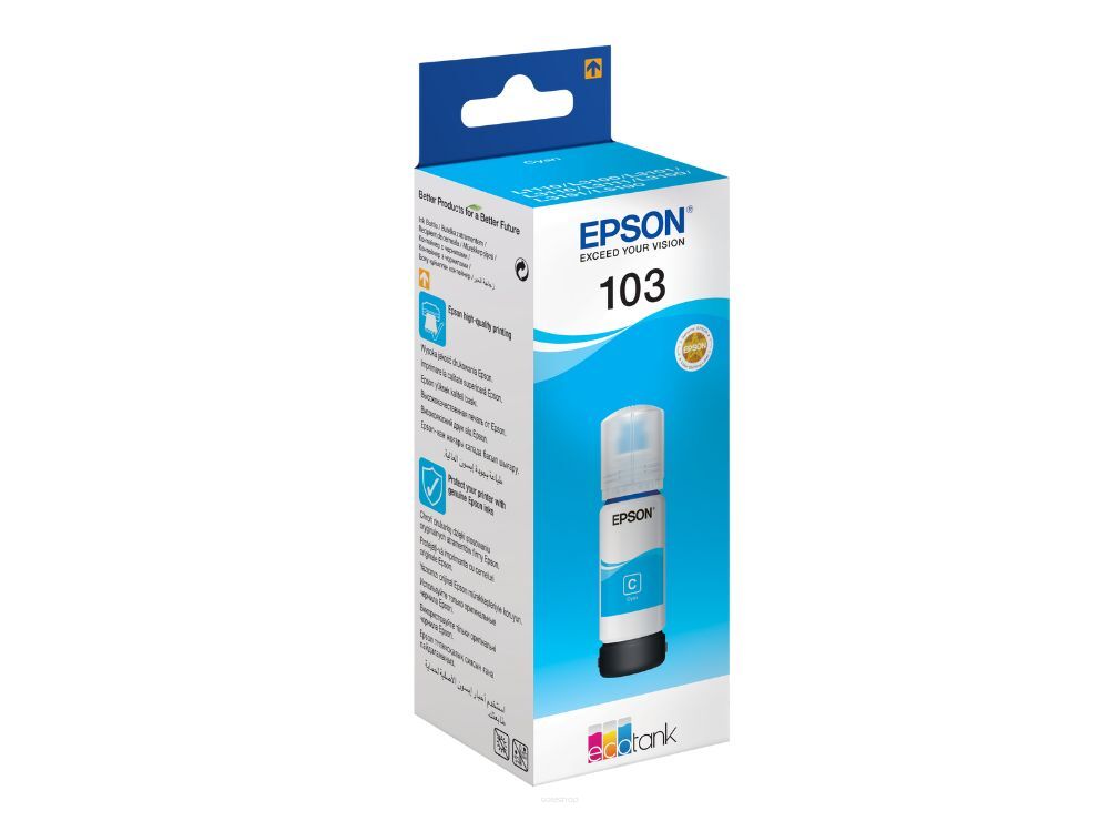 Tusz EPSON 103 cyan C13T00S24A