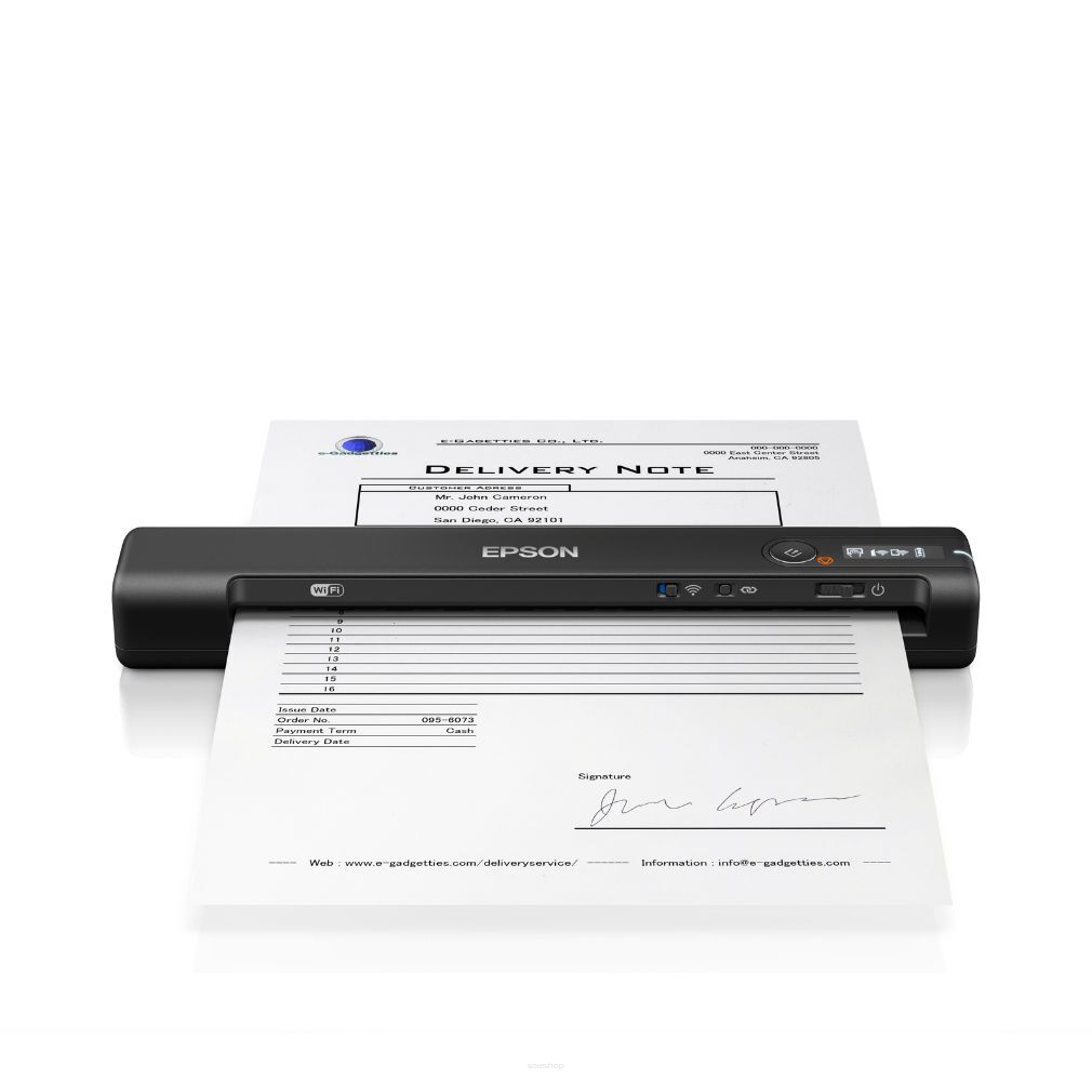 EPSON WorkForce ES-60W przenośny skaner biznesowy, A4