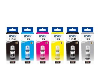 Komplet tuszy EPSON 115 6 kolorów C13T076PACK - 2