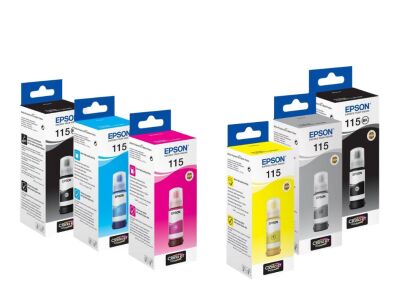 Komplet tuszy EPSON 115 6 kolorów C13T076PACK