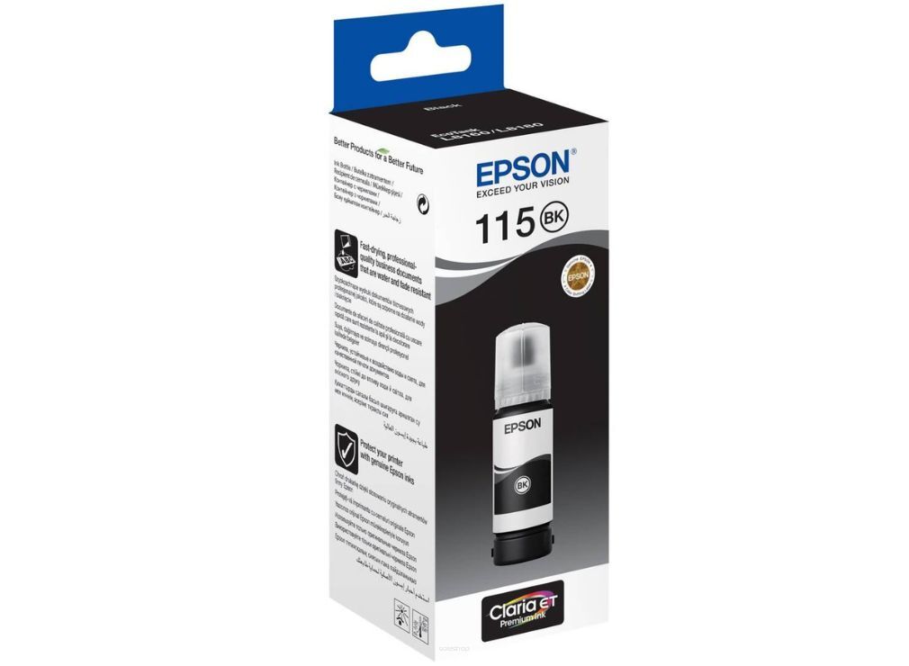 Tusz EPSON 115 Pigment Black C13T07C14A