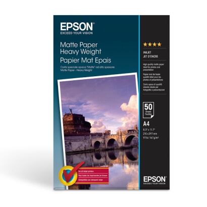Papier Epson C13S041256 Matte Heavy Weight A4 50 ark. 167 g/m2
