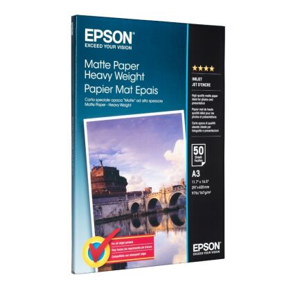 Papier Epson C13S041261 Matte Heavy Weight A3 50 ark. 167 g/m2